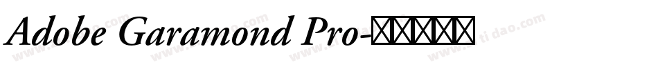 Adobe Garamond Pro字体转换